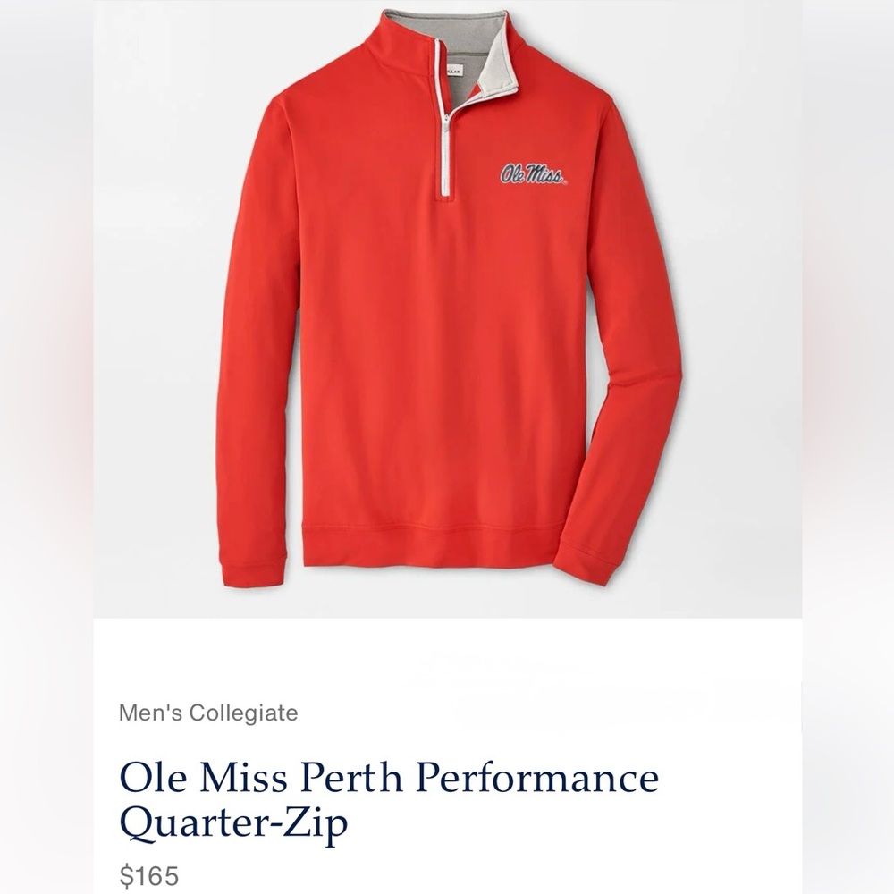 PETER MILLAR Ole Miss Perth
Performance Quarter Zip